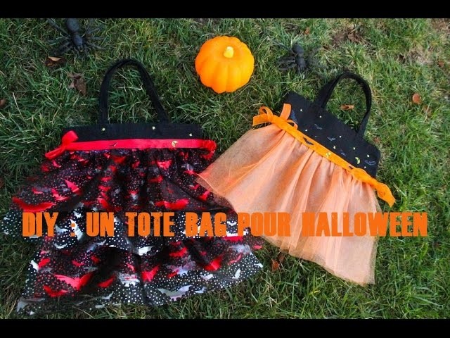 {DIY} Comment réaliser un Tote Bag pour Halloween (pour le Trick or Treat)