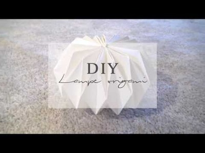 Pierre Papier Ciseaux | DIY lampe origami