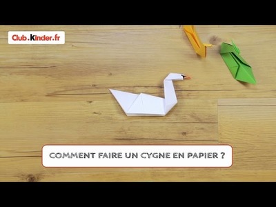 DIY - Comment faire un cygne en origami ?