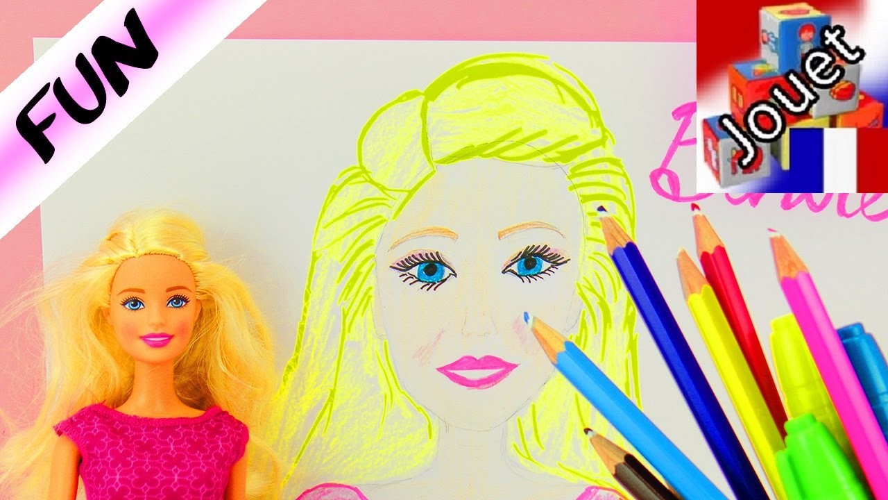 DIY Dessiner une Barbie | Essayons de dessiner Barbie | Peut-on la reconnaître?