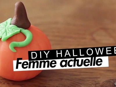 DIY : une citrouille en pâte à sucre pour Halloween !