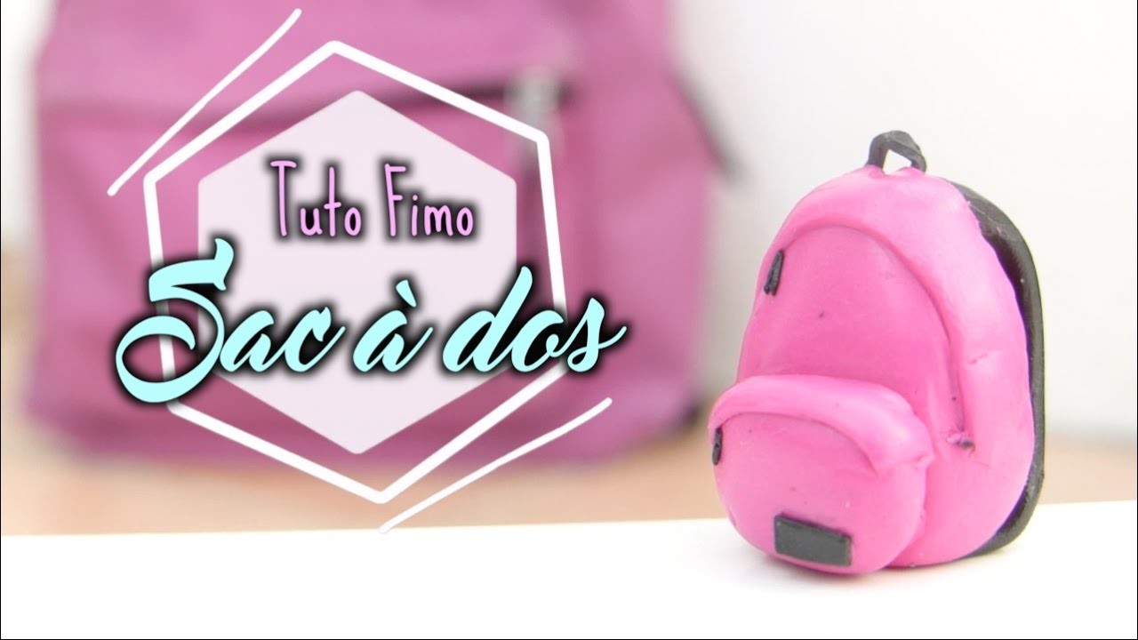 • [TUTO FIMO] Sac à Dos. BackPack Polymer Clay Tutorial  •