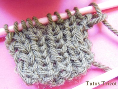 Tricot côtes 1.1 | Apprendre à tricoter les côtes 1.1 | Tricot point de base