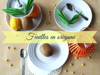 ❥ DIY Feuilles origami # Le Pays des Gourmandises