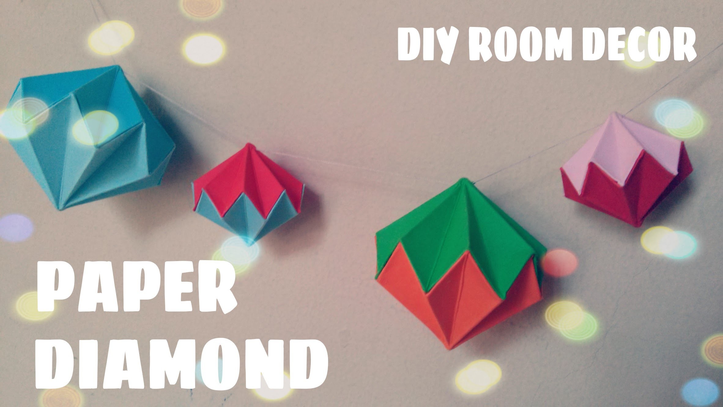  origami  facile diamant