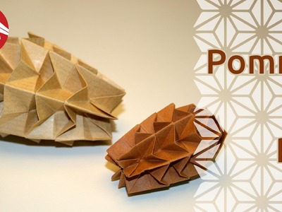 Origami - Pomme de pin - Pine Cone [Senbazuru]