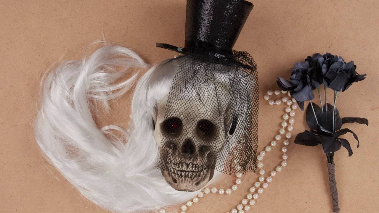 DIY Halloween Crâne customisé