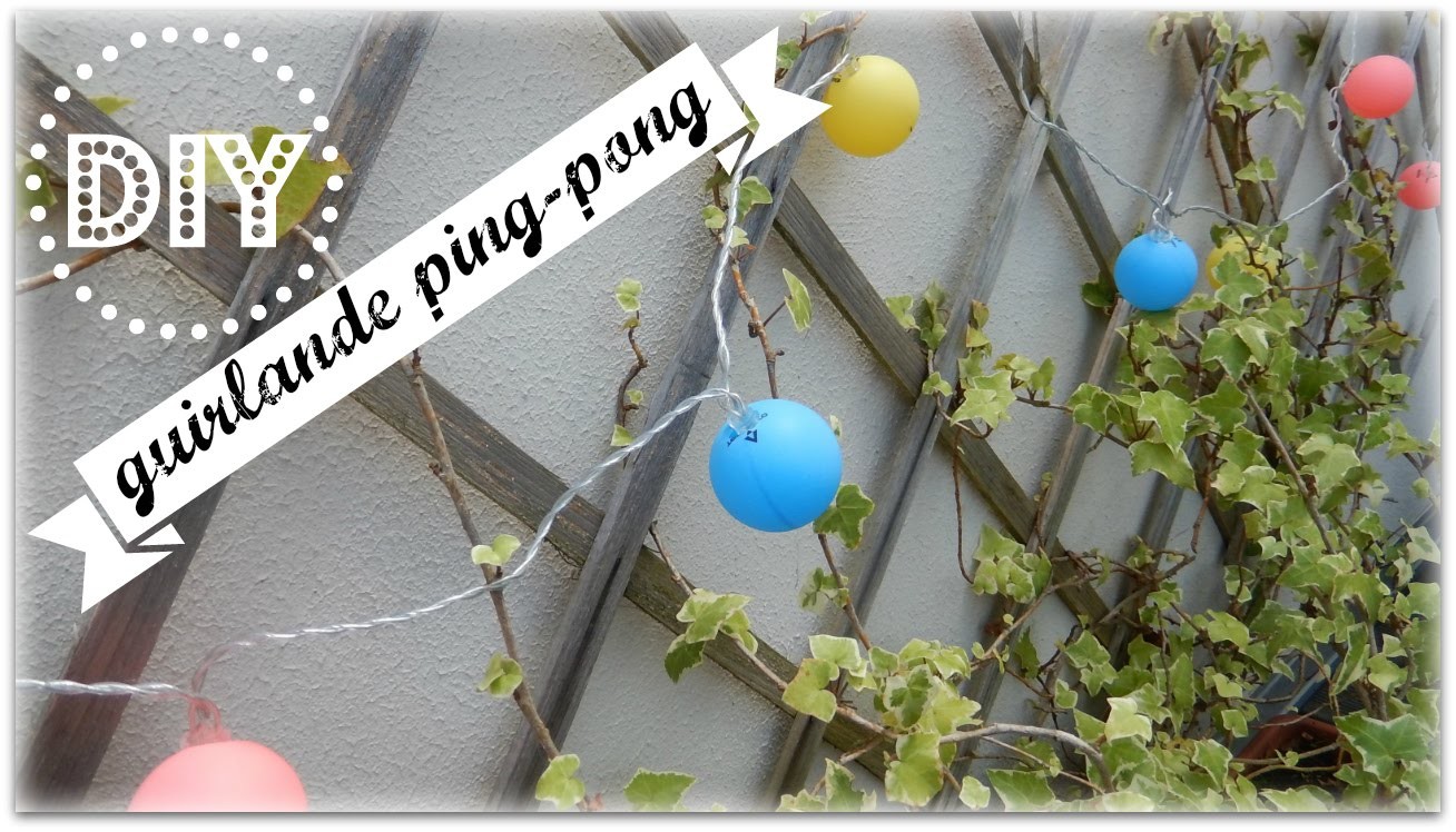 DIY : Idée sympa pour une garden party!!! ( guirlande)