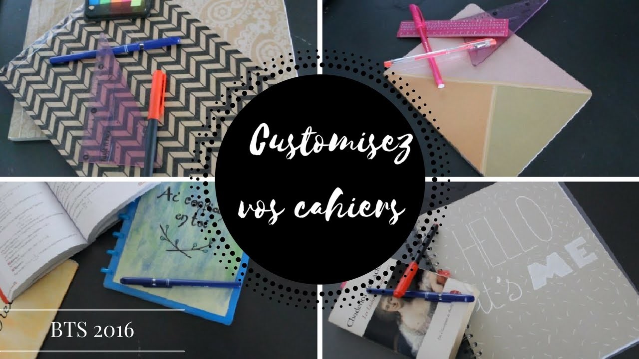 DIY supplies decor: Customise tes cahiers !I BTS2016 I Romadeart
