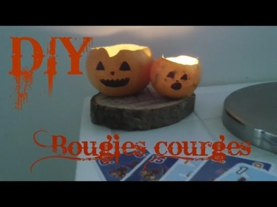 DIY Bougies courges pour Halloween