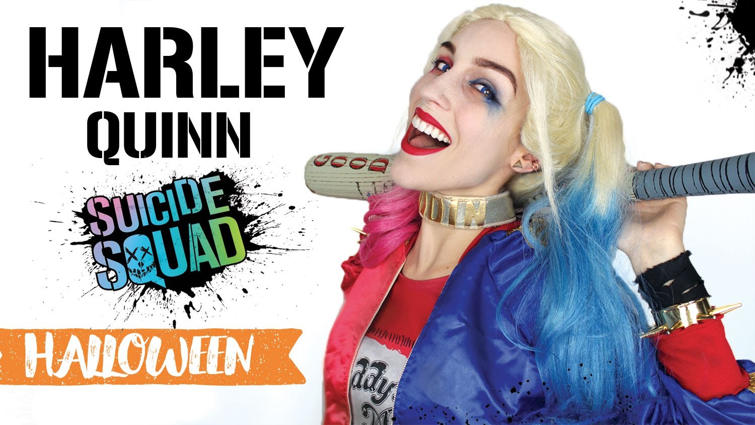 Maquillage d'Halloween : Harley Quinn