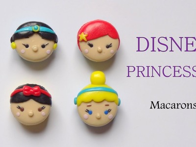 [Stop Motion] Disney Princesses Macarons. Tutoriel Fimo