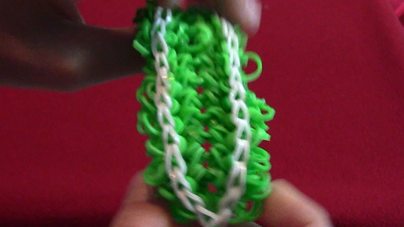 Comment faire un bracelet double face avec des élastiques