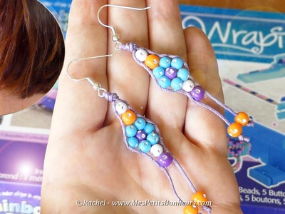 Tuto - Boucles d'oreilles en perles tissées avec le WRAPIT Loom