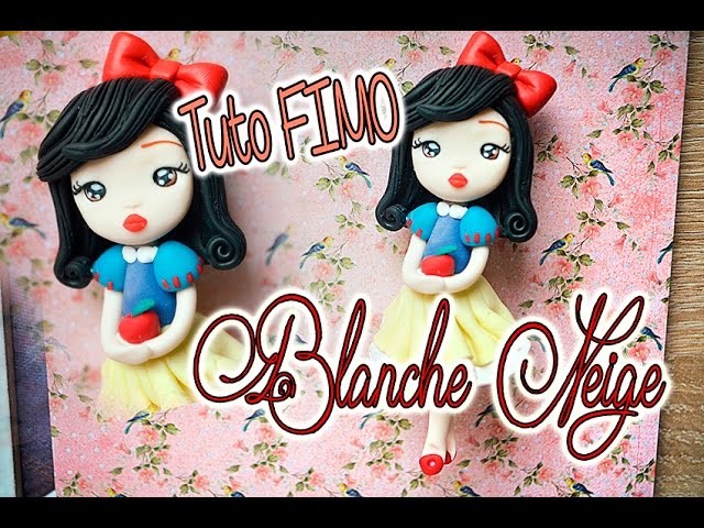 Tuto Chibi Blanche Neige, Fimo polymer Clay