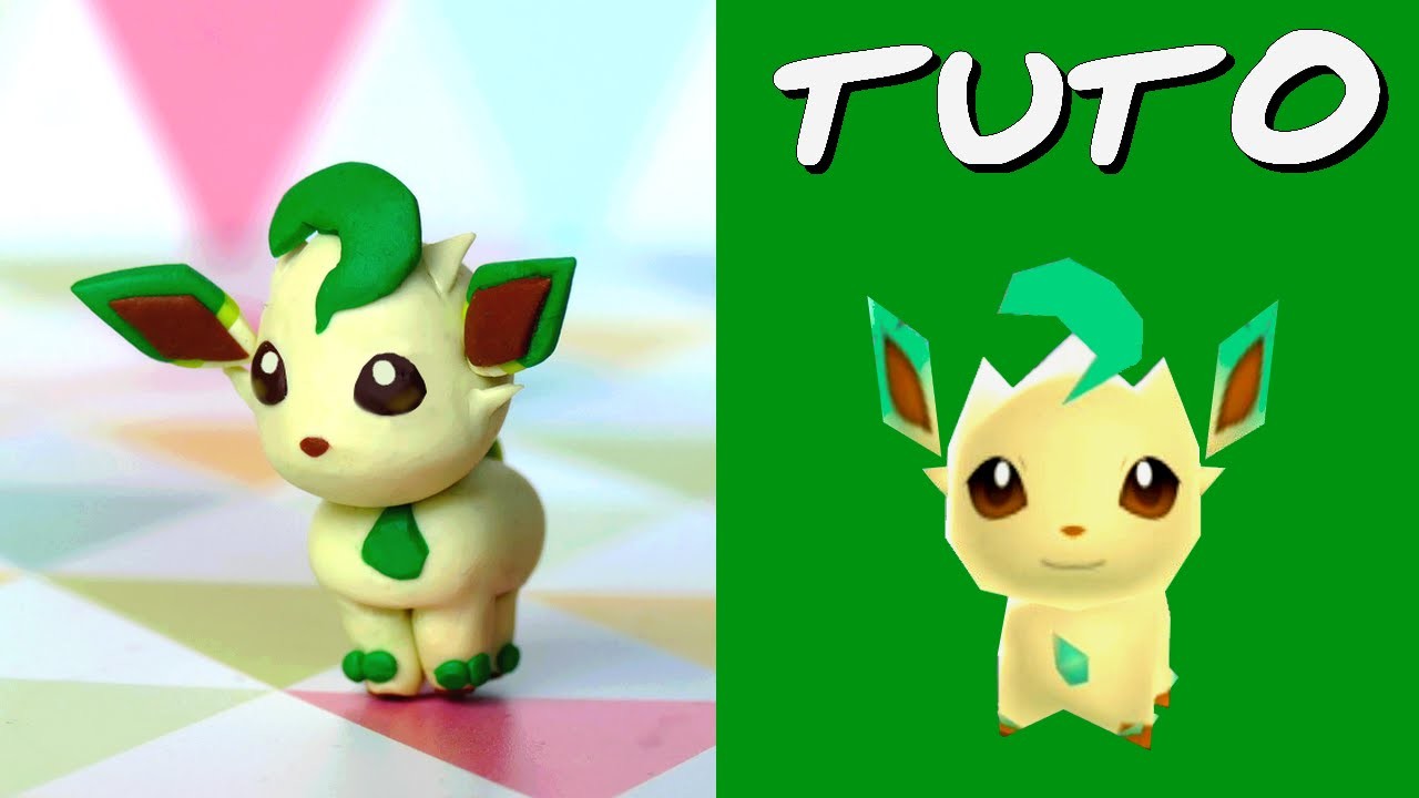 TUTO FIMO | Phyllali. Leafeon (de Pokémon Rumble World)