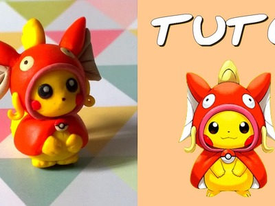 TUTO FIMO | Pikachu cosplay Magicarpe. Magikarp (de Pokémon)