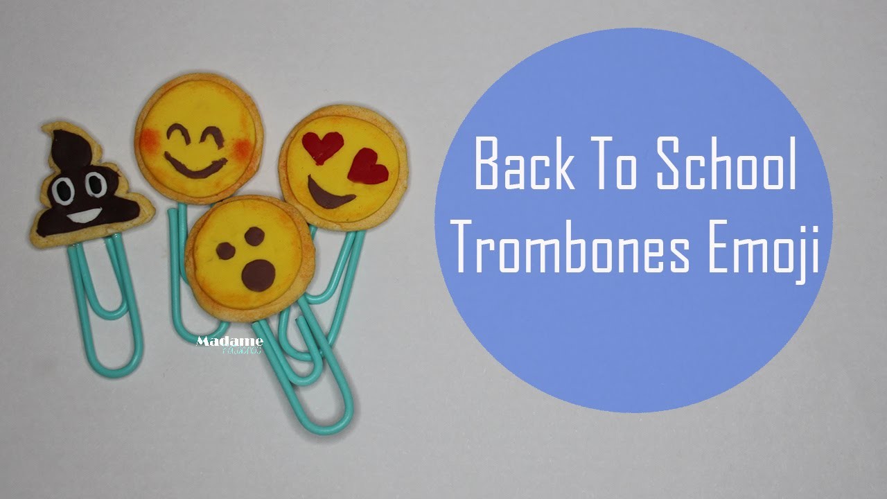 Back to school: Trombones Cookies Emoji