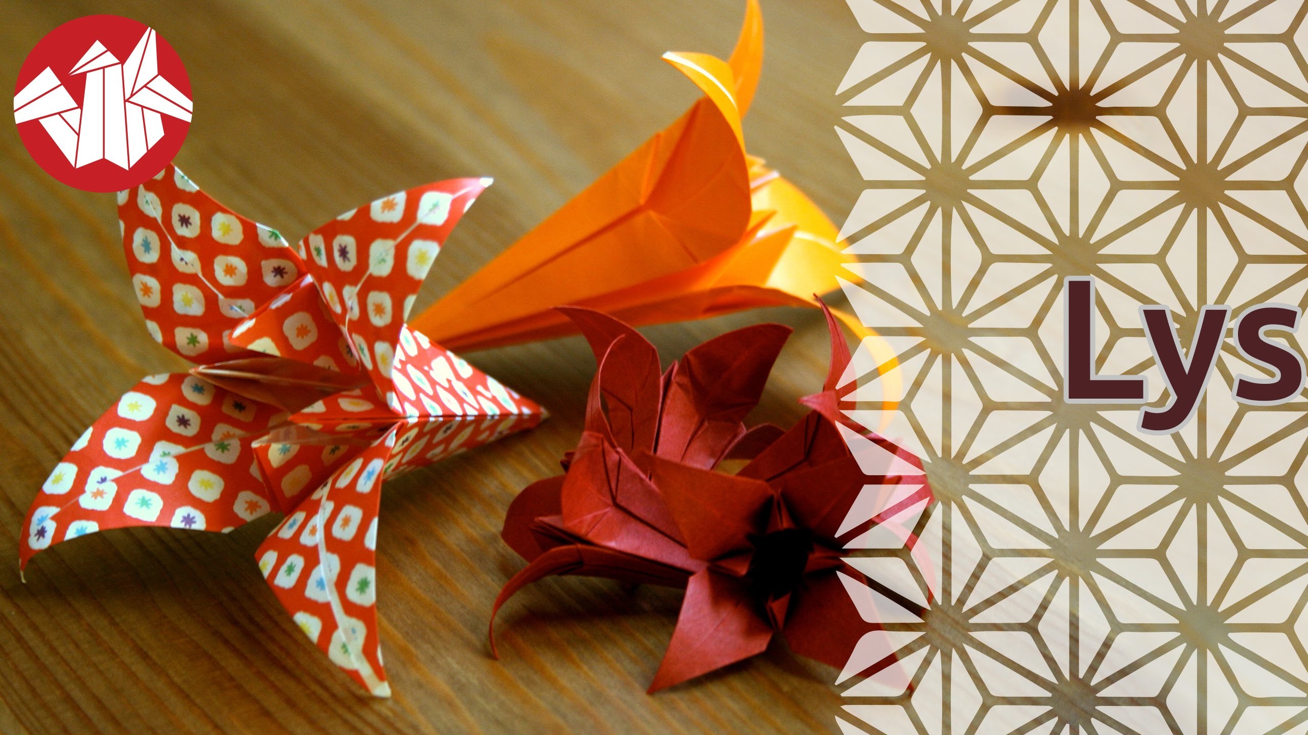 Origami - Le lys - Lily [Senbazuru]
