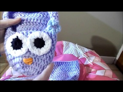 Crocheter des pantoufles hibou