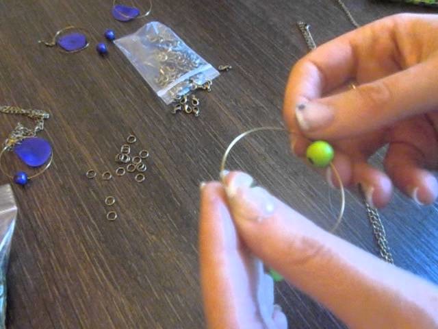 Comment fabriquer ses bijoux, décoration d'une chaîne (video 2), how to make a chain (video 2)
