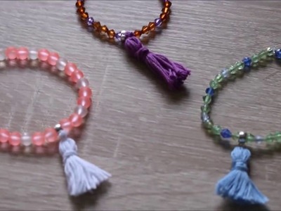 DIY : Bracelet Pompon. Bracelet d'été