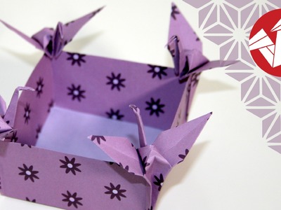 Tuto Origami - Boite Japonaise avec Grues [Senbazuru]