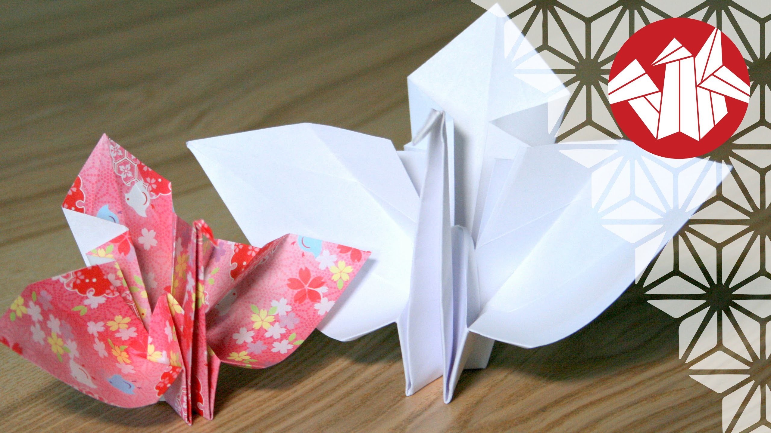 Tuto Origami Mariage - Kotobukizuru : Grue cérémonielle [Senbazuru]