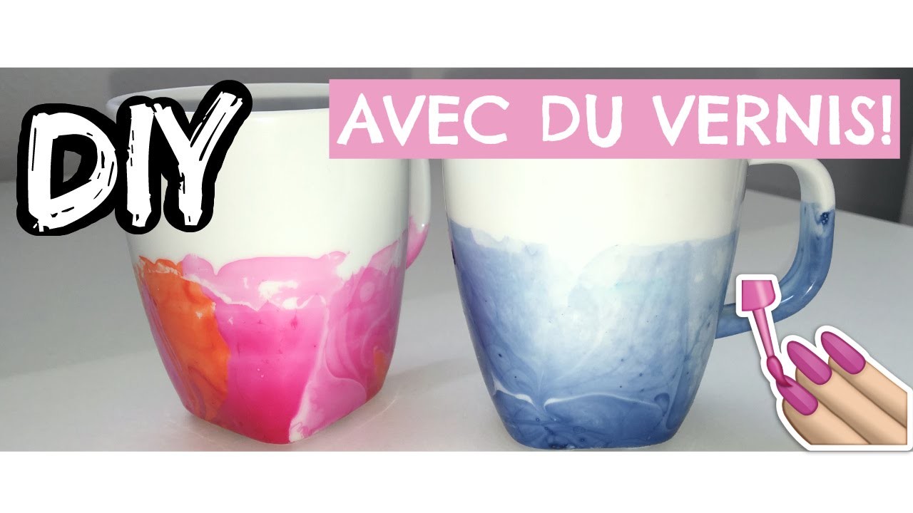 DIY : Water Marble MUG!