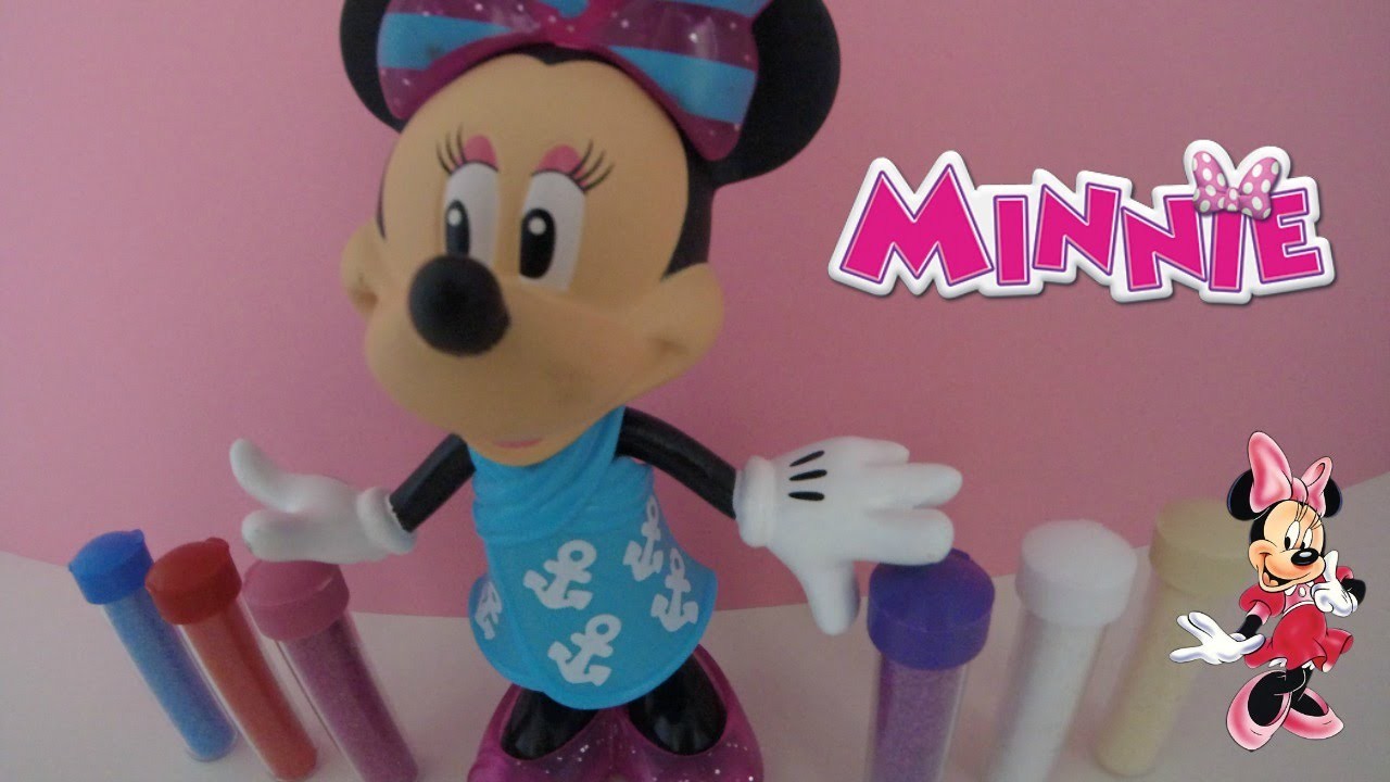 Minnie mouse coloriage pour enfants ,disney toys coloring diy en francais, and friends kids toys