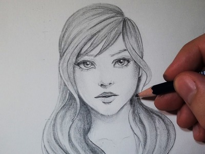 Comment dessiner un visage : Avec un crayon gris [Tutoriel]