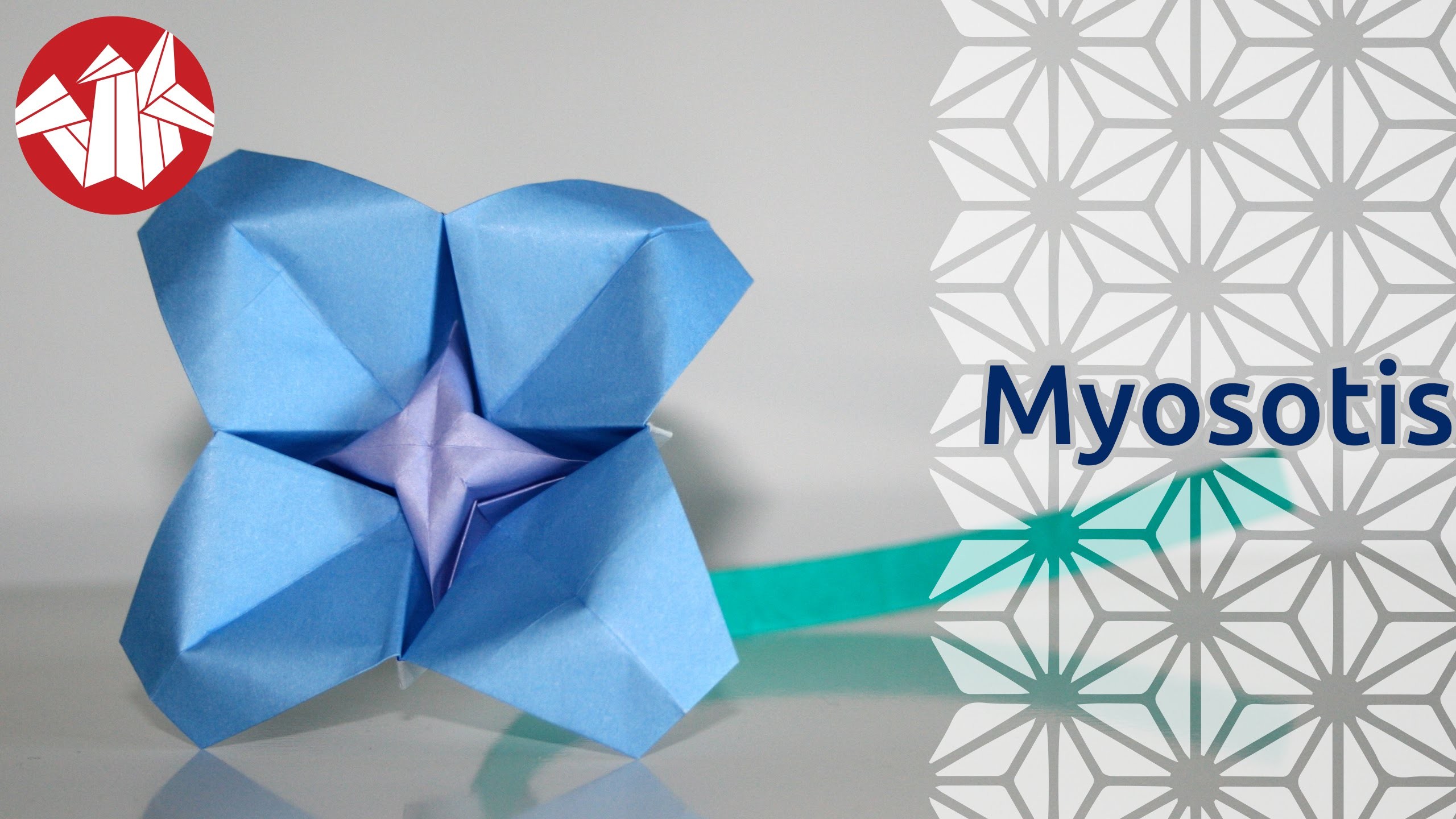 Origami - Myosotis - Forget-Me-Not [Senbazuru]