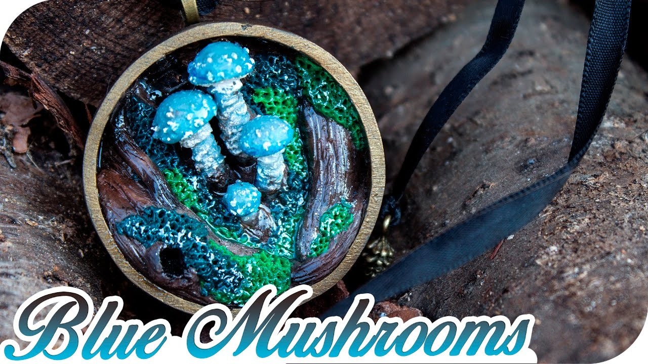 { TUTORIEL } - BLUE MUSHROOMS - Nature Miniature.
