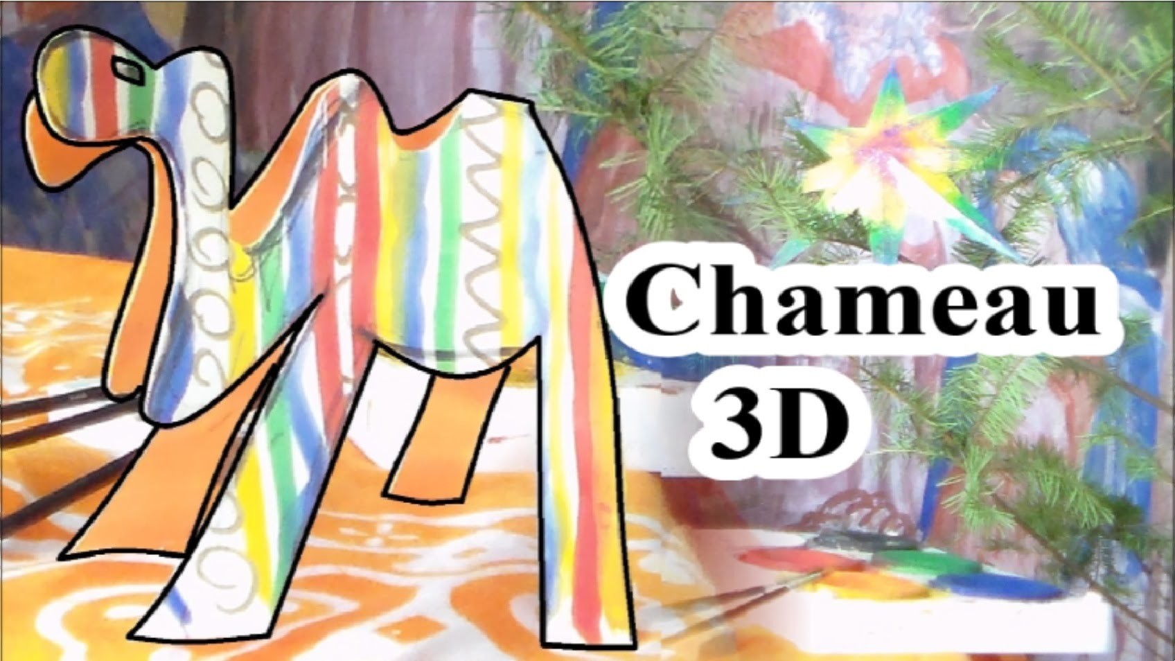 Faire un chameau 3D en papier : Activité ludique de bricolage