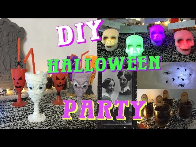 DIY Halloween party : snacks + décorations + activités
