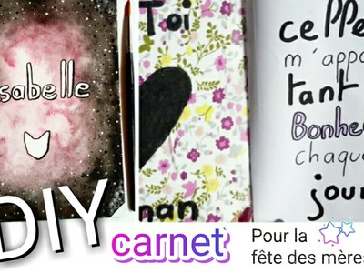 DIY carnet pour la fête des mères ! 