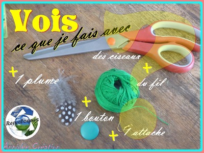 DIY: Faire des boucles plume facile . 