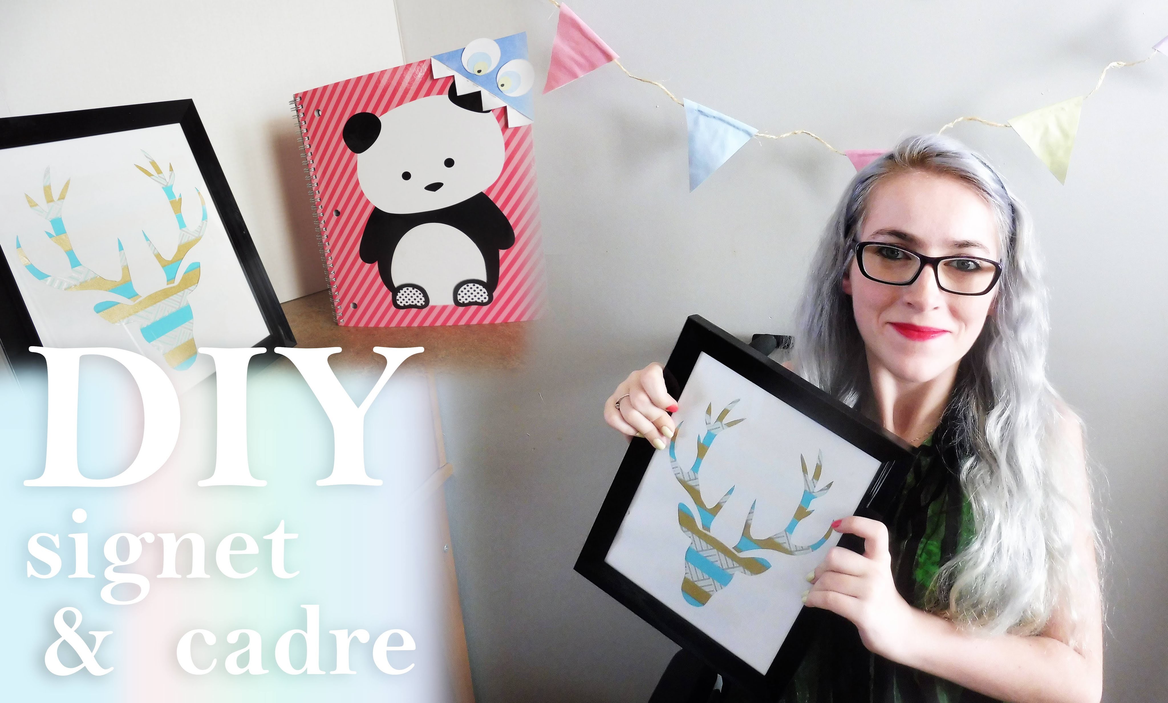 [DIY n°1] Signet et cadre avec masking tape