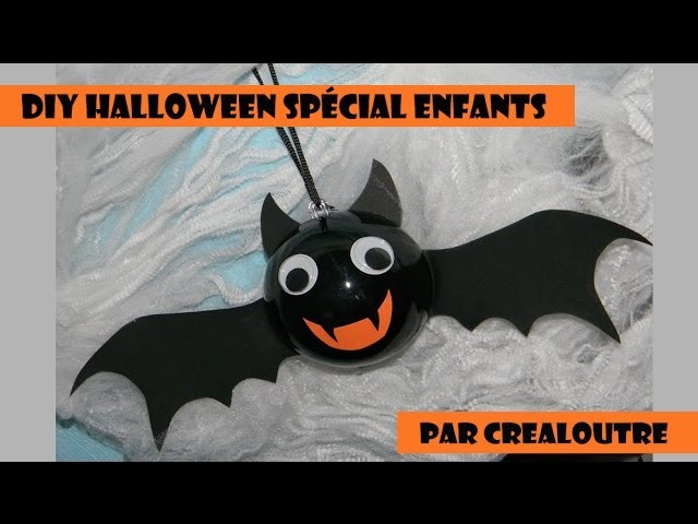 DIY Halloween spécial enfants : la chauve souris