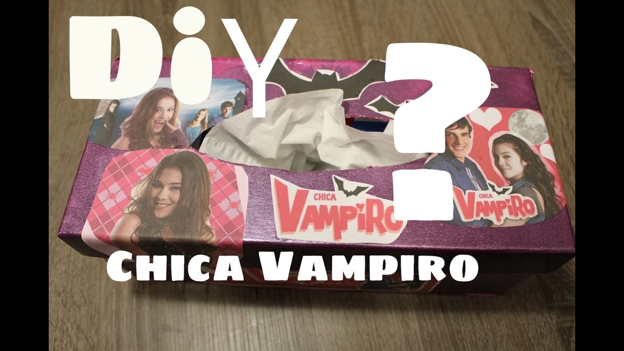 ♡• DIY - CHICA VAMPIRO - BOITE A MOUCHOIRS - HANKY BOXES - LENçO •♡