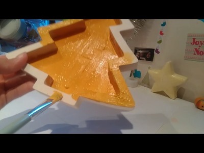 Diy plateau en forme de sapin pour noël