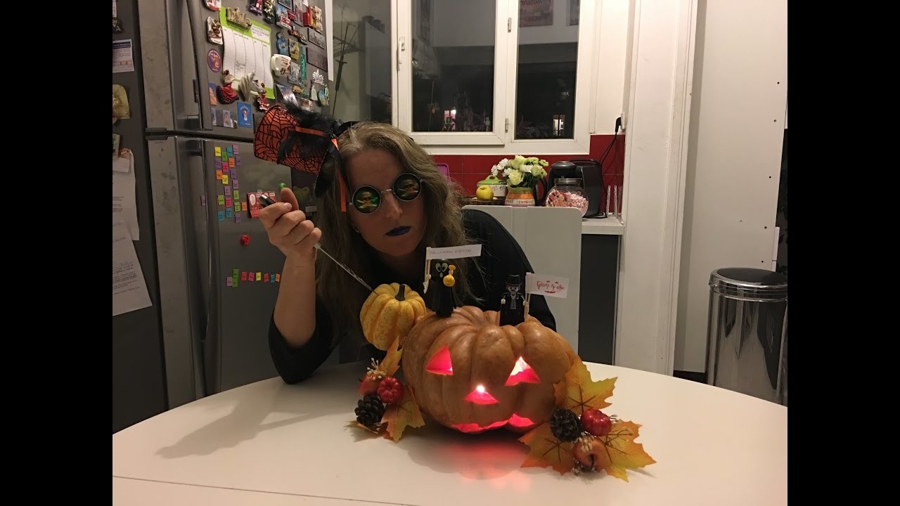 Diy Halloween - citrouille découpe et Jack O'lantern