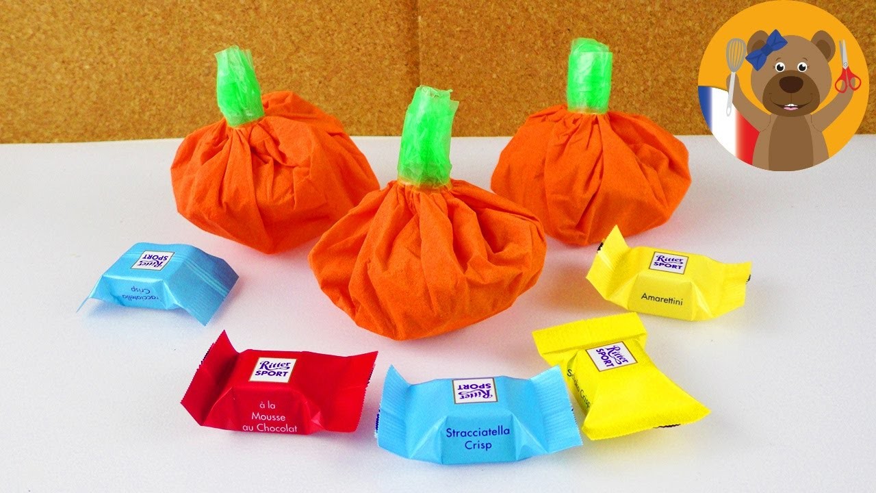 DIY Paquet cadeau pour Halloween | Mini citrouilles à faire soi-même