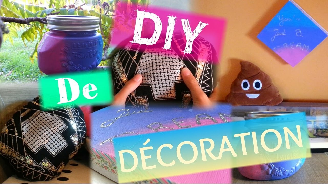 •[DIY]   3 DIY de DÉCORATION•