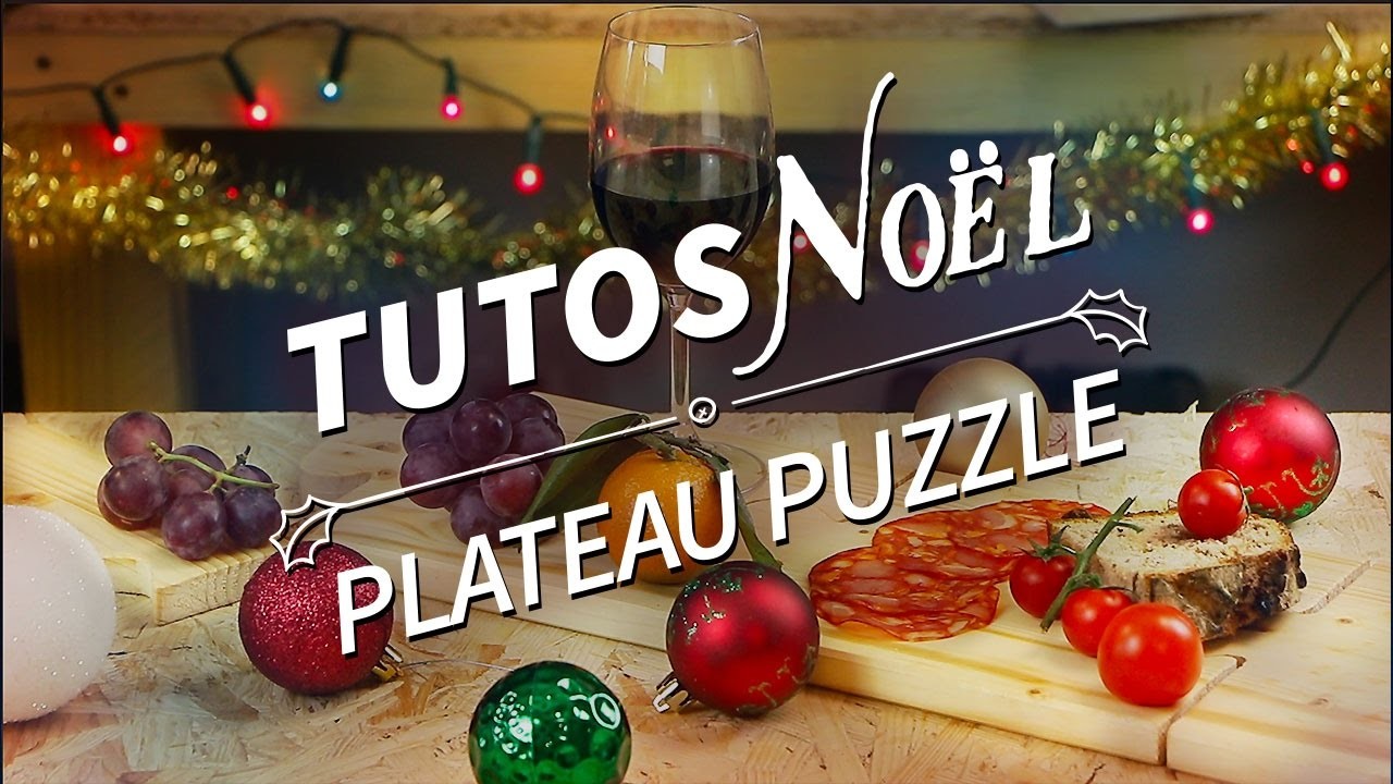 Le plateau puzzle - Un cadeau de Noël DIY - Tuto de Noël [ManoMano FR]