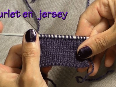 Ourlet en jersey