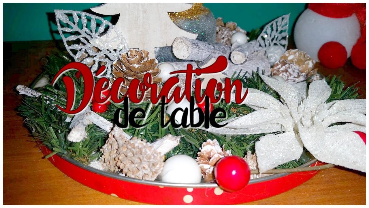 [ DIY n°15 ] : Décoration de Table de Noël #1 ♡