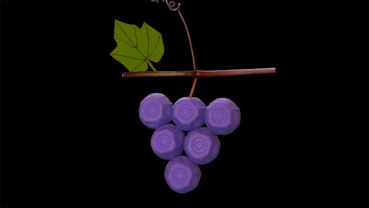 Tuto bricolage de raisins en 3D