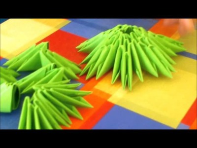 Tutoriel :  Comment réaliser un sapin de Noël en Origami 3D