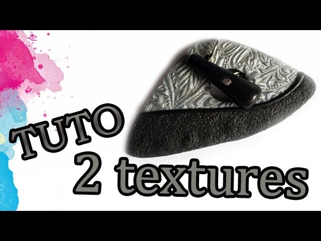TUTO FIMO: DEUX TEXTURES | PolymerClay Tutorial two textures